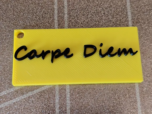 Chaveiro "Carpe Diem"