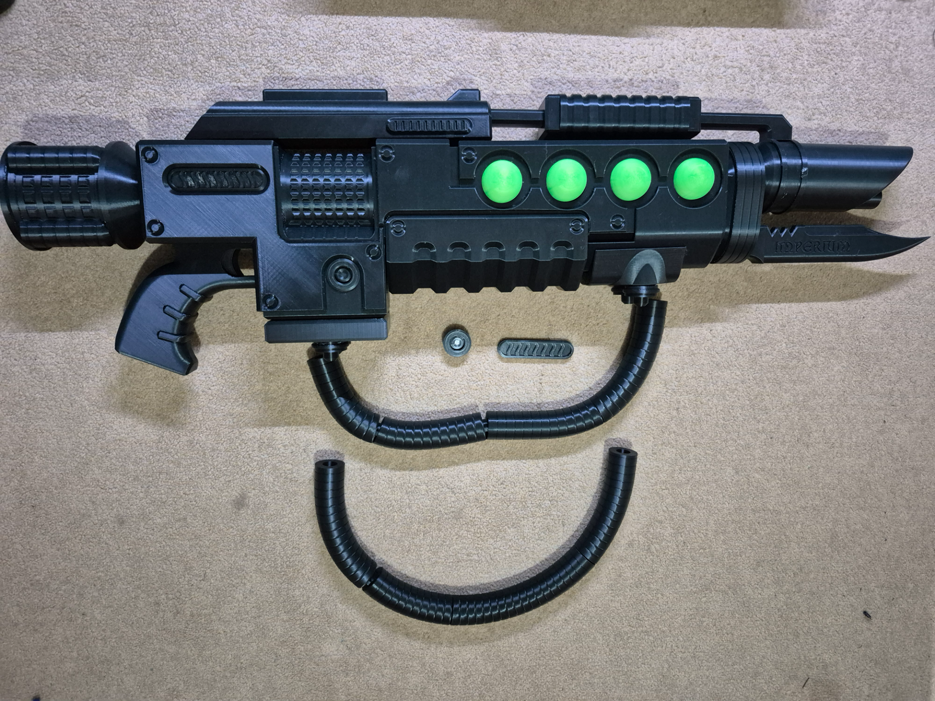 WH40K-SpaceMarine HellGun(Lightable) HotShotLasGun
