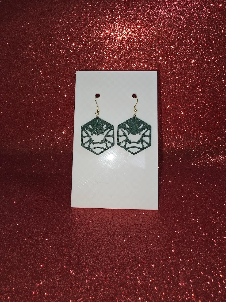 Cobra earrings view 2