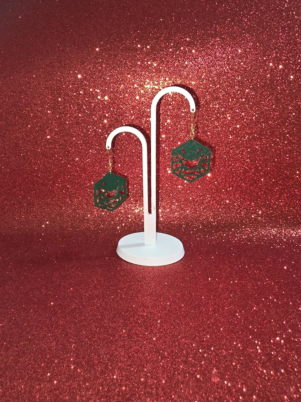 Cobra earrings view 3