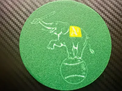 A's Elephant on ball coaster