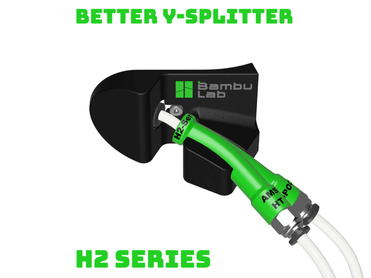 Better PTFE Y Splitter for HT or AMS - H2 Series