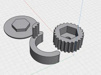 computer arm gears