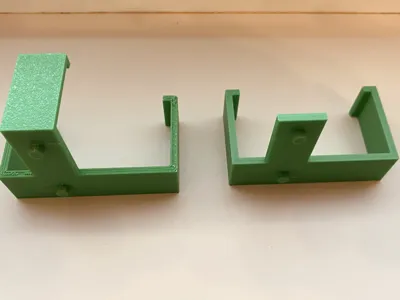 Power strip / holder for cabinets (Ikea, etc)