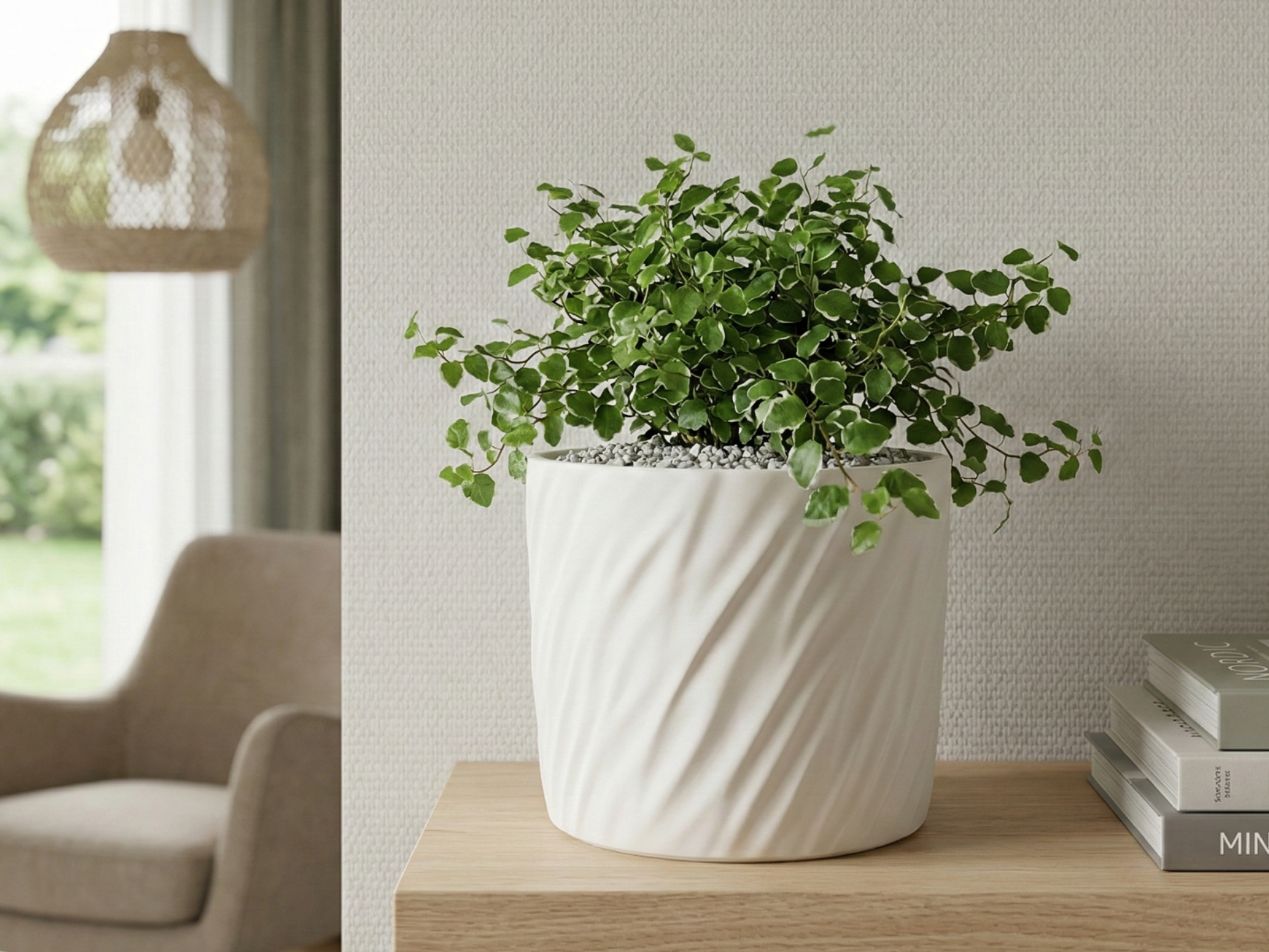Organic Soft Fabric Texture Planter Pot