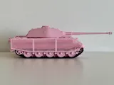 Фигурка Tiger II Porsche с мрежести странични защити