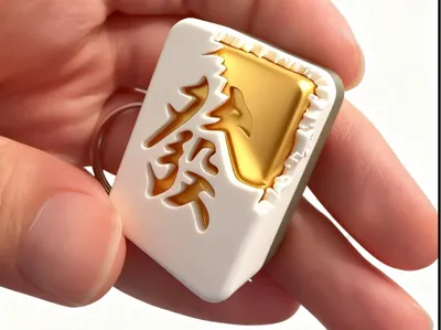 "Breaking Through" Mahjong Pendant