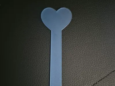 Heart book mark 