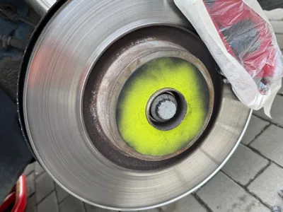 VAG disk paint protection