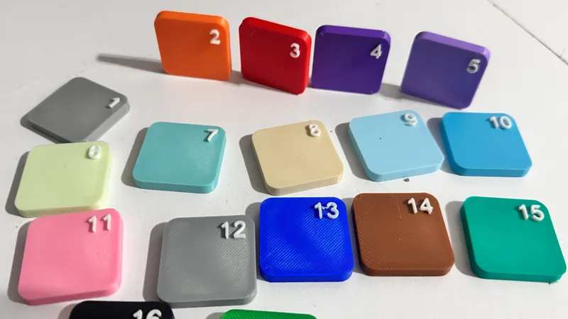 Simple Filament Swatches