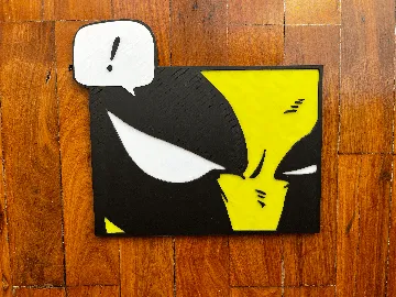Letrero o emblema decorativo: Wolverine Comic panel — vista de referencia 5