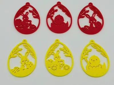 Easter egg tree decoration