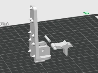 Fermapezzo profili V-Slot 4020 tagliapolistirolo