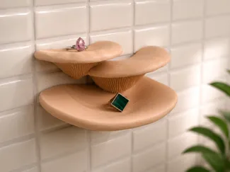 MycoShelf - Mushroom Jewelry Shelf