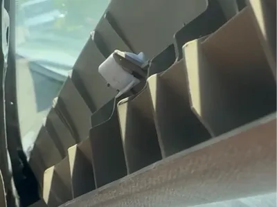 Car A-pillar accessory lock