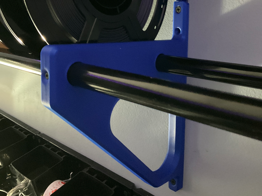 Filament Storage Rack Shelf w 2 Broom Stick handle