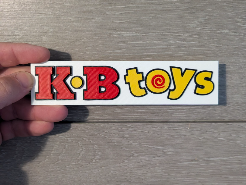 KB Kay Bee Toys logo sign plaque 2-sizes