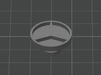 Mercedes Star Croc Charm