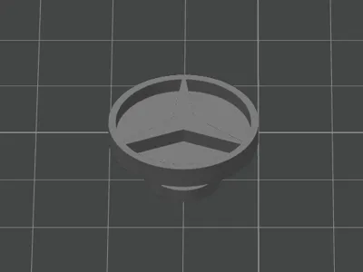 Mercedes Star Croc Charm