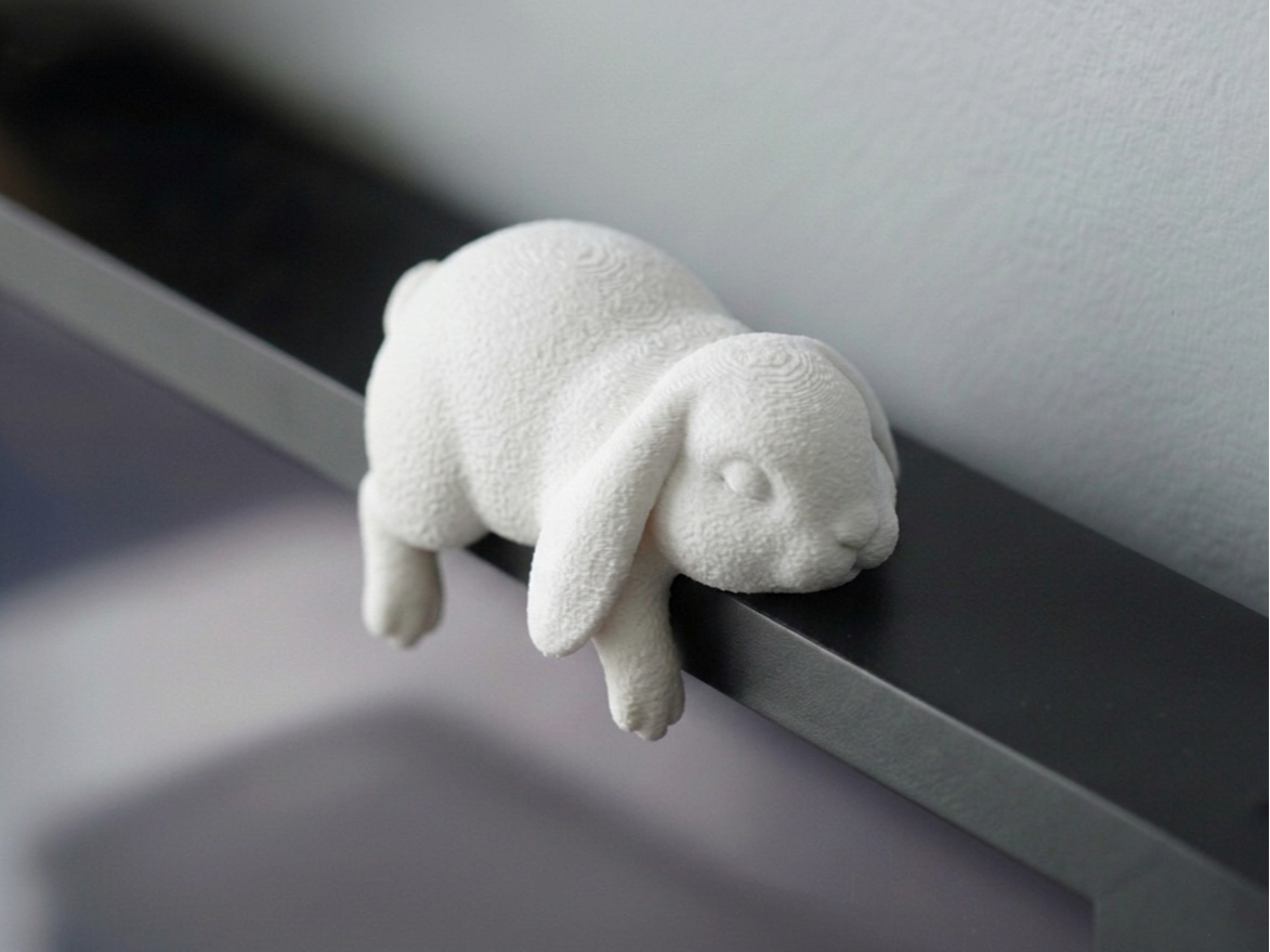 Cute Sleepy Bunny - Monitor Buddy