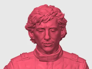 Busto Ayrton Senna