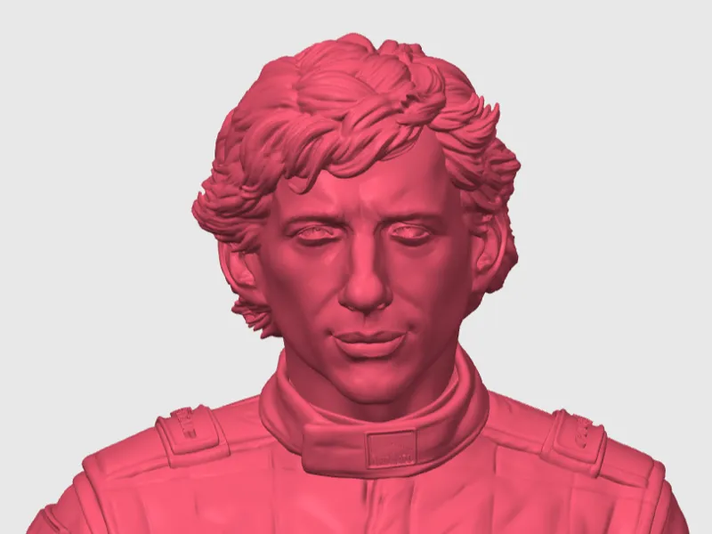 Busto Ayrton Senna
