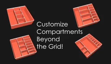 Tapa o cubierta: Gridfinity Customizable Compartments and Lids — vista de referencia 4