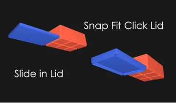 Tapa o cubierta: Gridfinity Customizable Compartments and Lids — vista de referencia 3