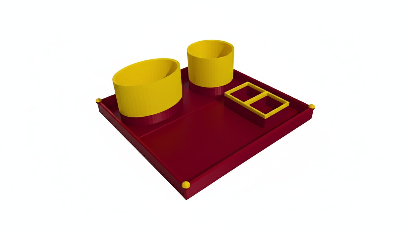 Miniatura 1 do modelo 3D McDonald's Meal Tray