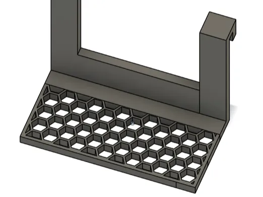 Grille porte-coraux pour bord d'aquarium