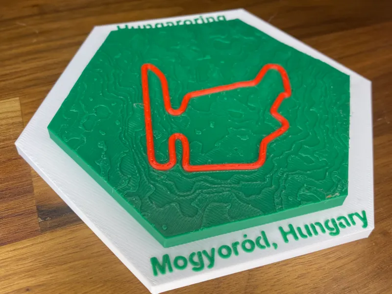 Hungaroring Mini Track F1 Race Map