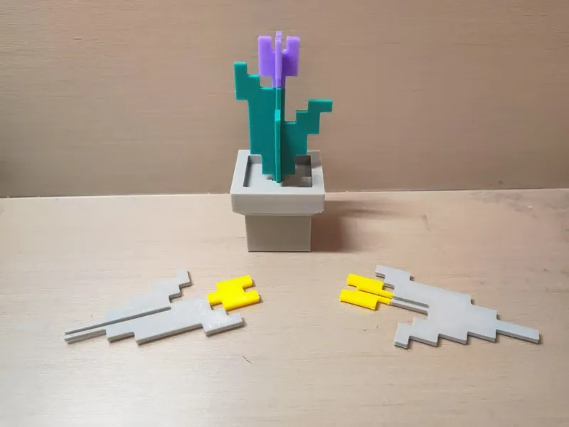 minecraft郁金香盆栽
