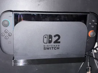 Switch 2 Dock wall mount (With controller mount)