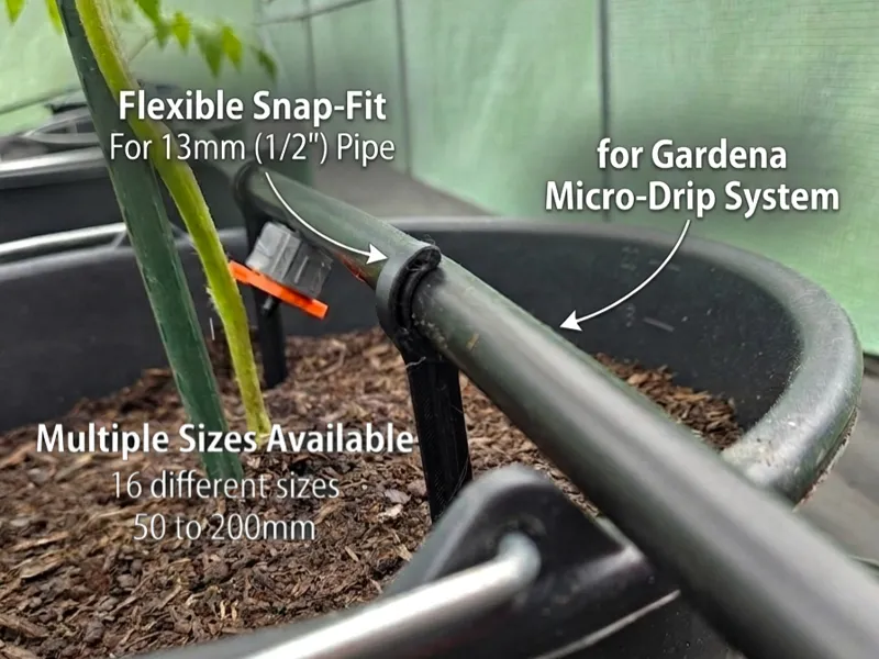 Gardena Micro-Drip 13mm Multisize Pipe holder