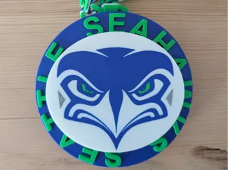 Modern Seattle Seahawks Spinner Chain