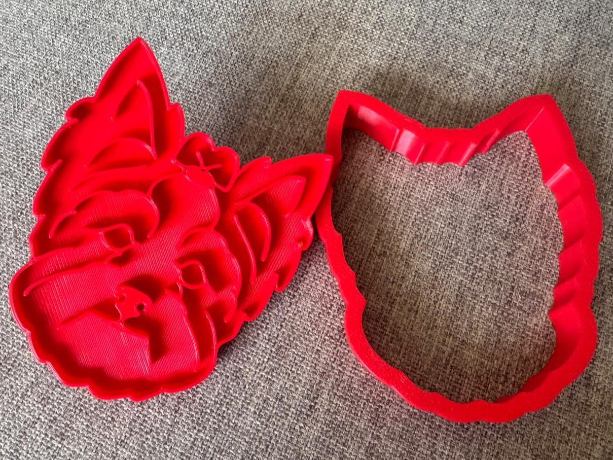Yorkshire Terrier Cookie Cutter & Stamp