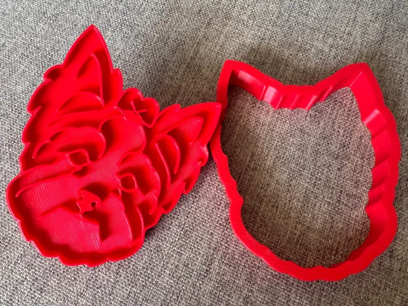 Yorkshire Terrier Cookie Cutter & Stamp