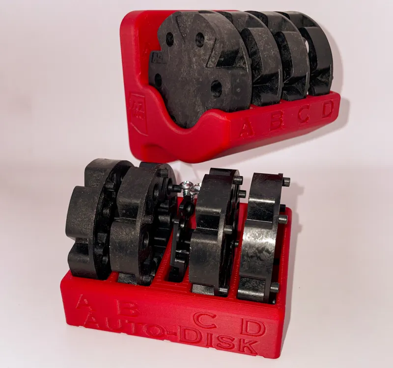 Holder for Lee Precision AUTO DISK holds 4 disks