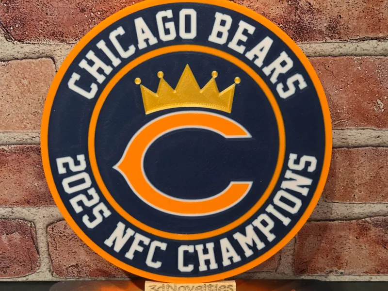 Chicago Bears 2025 NFC Champs Hype Chain