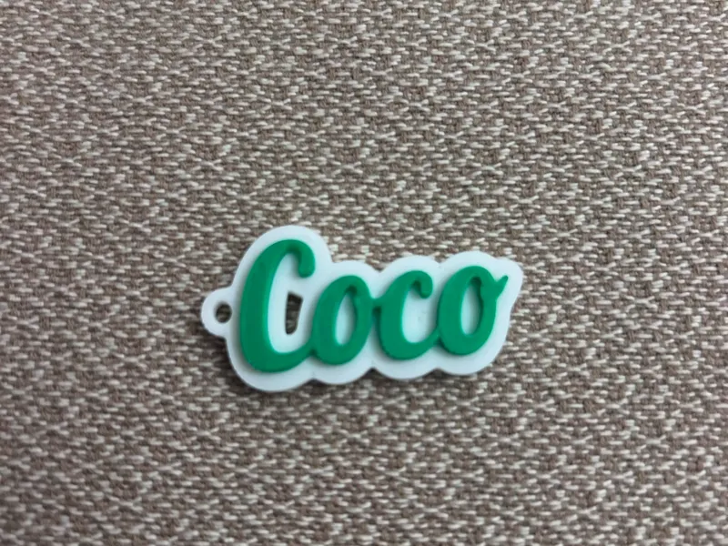 Coco name keychain