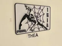 3D SPIDERGIRL SIGN by Whistler (A1 Mini)