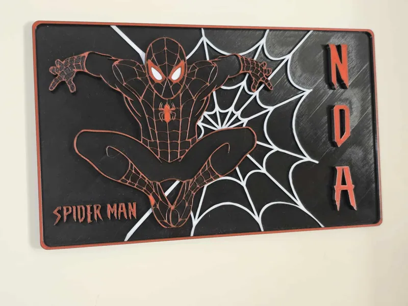 3D SPIDERMAN SIGN by Whistler