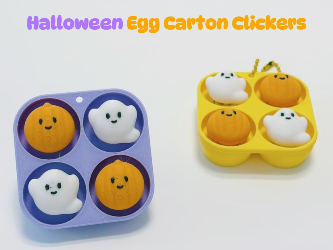 Halloween Egg Carton Clickers - 1
