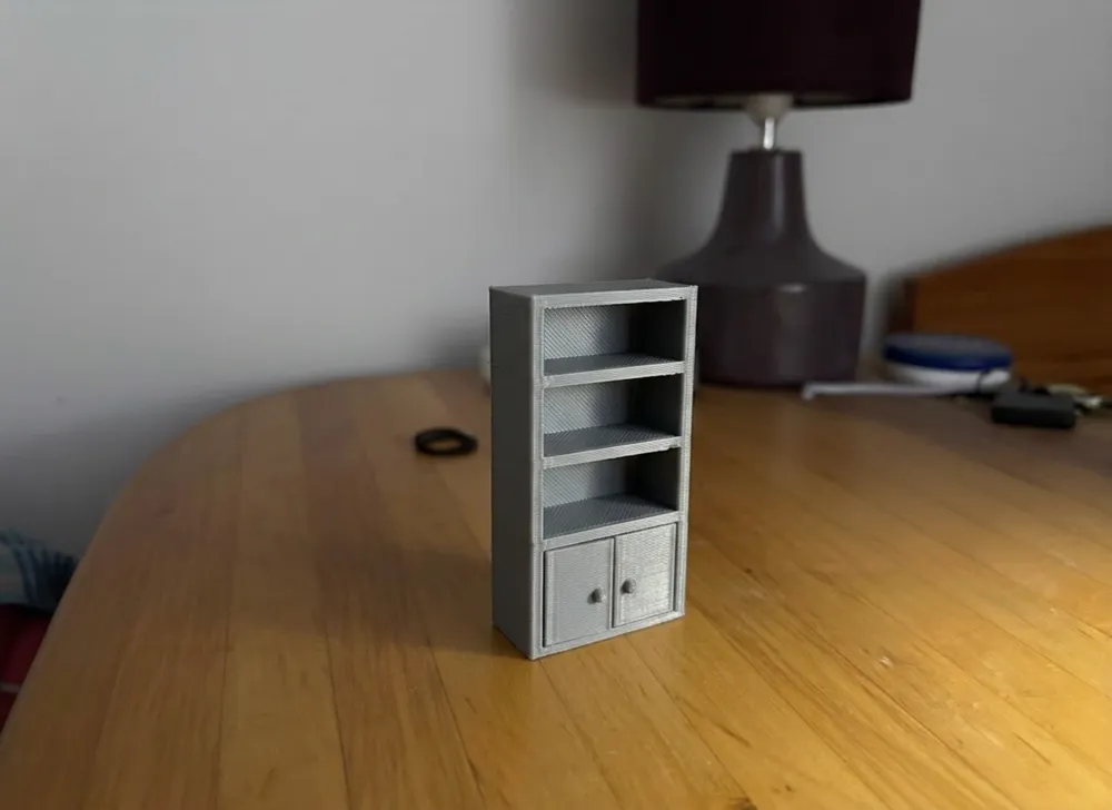 Bookshelf Cabinet – Dollhouse Furniture - Free 3D Print Model - MakerWorld