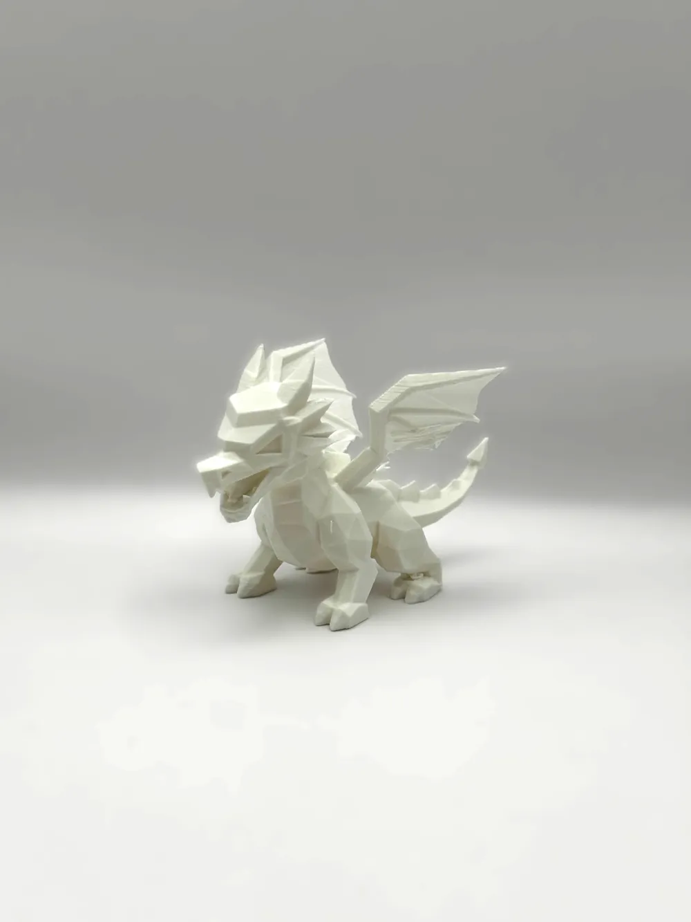 Low Poly Dragon - Free 3D Print Model - MakerWorld