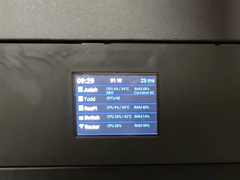OpenRack 2U ESP32 2432S028