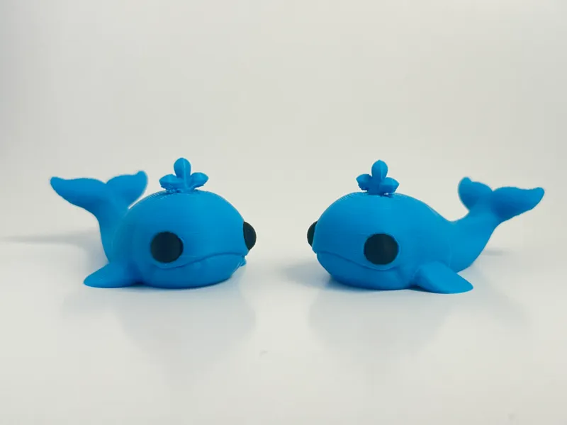 Cute Articulated Baby Whale Mini 
