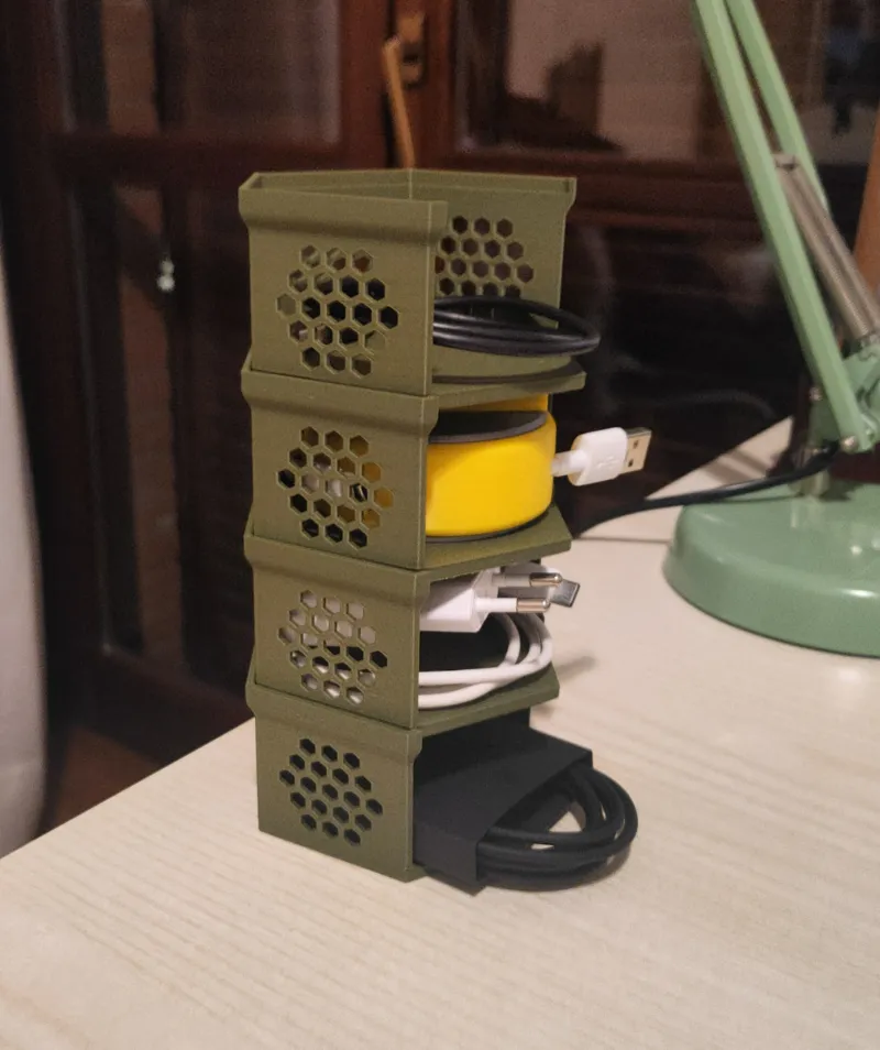 Stackable hex organizer