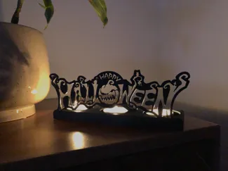Halloween Candle Holder