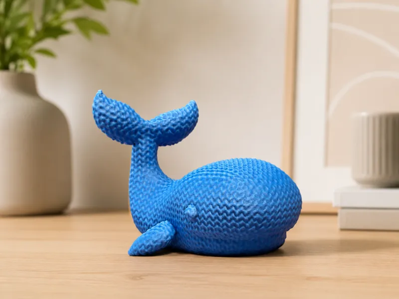 Knitted Whale